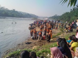 4 Remaja Terseret Arus Sungai Cisadane, Satu Meninggal dan 1 Hilang