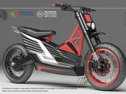 Keren! Skutik Disulap Jadi Motor Listrik, Begini Wujudnya