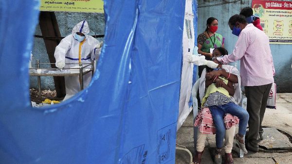 78 Ribu Kasus Corona Sehari, India Catatkan Rekor Dunia