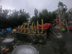 Serunya Bermusik Sambil Main Air di Kota Batu