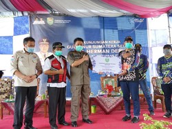 Gubernur HD Bangun Infrastruktur Rp 81 Miliar di Musi Rawas