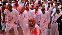 Foto-foto Warga Irak Rayakan Festival Ashura