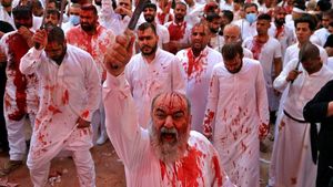 Foto-foto Warga Irak Rayakan Festival Ashura