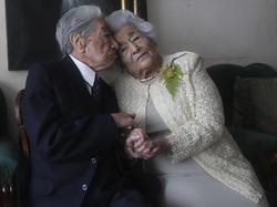 Berusia 110 dan 105 Tahun, Pasangan Ini Jadi Suami-Istri Tertua di Dunia