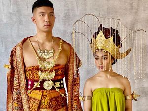 7 Potret Cantiknya Nikita Willy saat Prewedding Pakai Adat Minang & Lampung