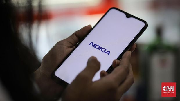 Ponsel Nokia 5.3.  CNN Indonesia / Safir Makki