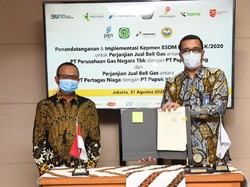 PGN Grup Suplai Gas 54 BBTUD ke PT Pupuk Iskandar Muda