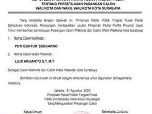 Rekom Pengganti Risma Ramai di Surabaya, PDIP Jatim: Palsu