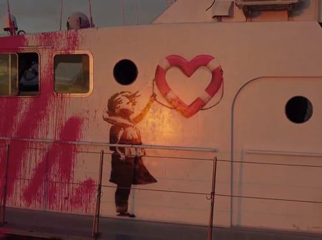 Banksy Siapkan Aksi Terbesar di 2021 Banksy Siapkan Aksi Terbesar di 2021