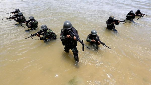 Intip Latihan Pemeliharaan Prajurit Batalyon Raider