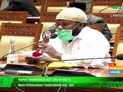 Nada Tinggi Marthen Douw Kala Interupsi di Paripurna Khusus DPR