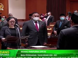 DPR Lantik PAW untuk Anggota F-Gerindra Prasetyo Hadi DPR Lantik PAW untuk Anggota F-Gerindra Prasetyo Hadi