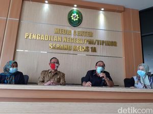 PN Serang Setop Persidangan Imbas Pegawai Positif Corona
