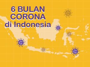 6 Bulan Corona di Indonesia 6 Bulan Corona di Indonesia