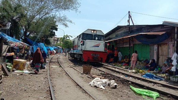 Kondisi pasar di Belawan (Ahmad Arfah-detikcom)