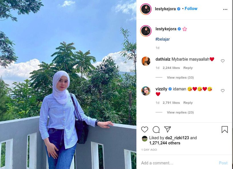 Rizki DA Kepergok Like Foto Lesti Kejora di IG, Belum Move On?