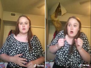 Viral Video Wanita Nyanyi di TikTok Saat Ibunya Jatuh dari Atap