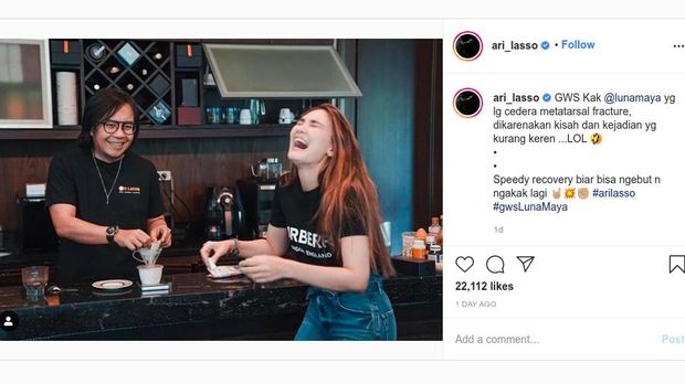 Luna Maya dan Ari Lasso