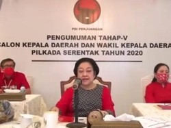 Mega Hadirkan Yasonna di Pengumuman Pilkada PDIP: Lihat Mukanya Ingat Hukum