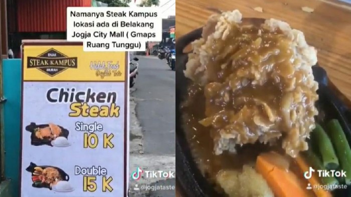 Steak Viral di Yogyakarta Rp 10 Ribuan