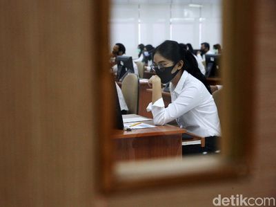 Foto Tes CPNS di Tengah Pandemi COVID-19