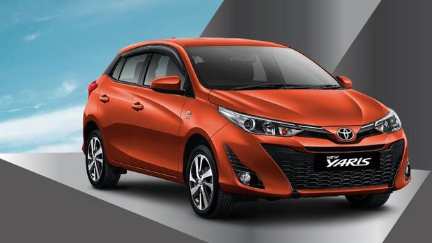Toyota Yaris yang dijual di Indonesia.