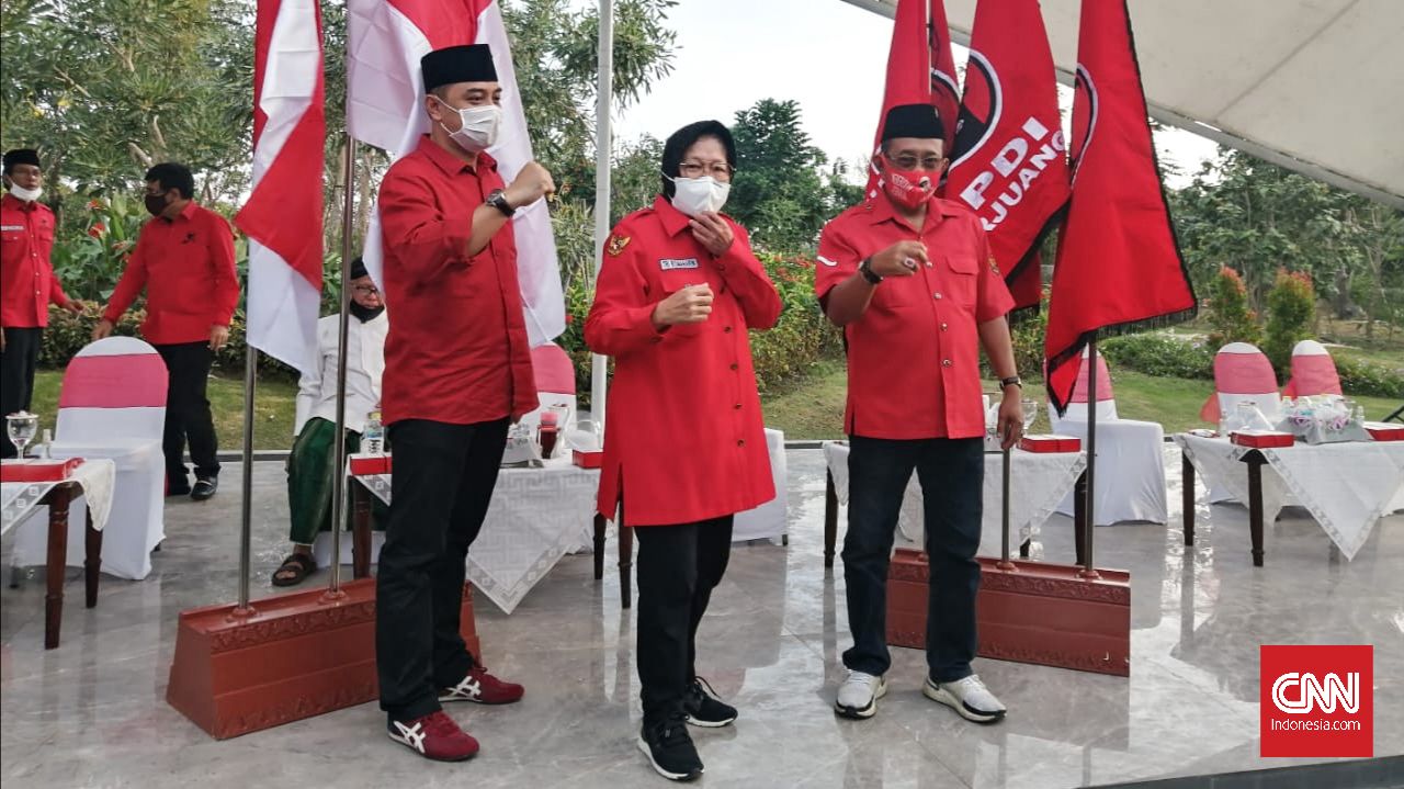 Surabaya Mayor Tri Rismaharini said that his future successor Eri Cahyadi, who is nominated by PDI Perjuangan in the 2020 Surabaya regional main elections, will become a Banteng party cadre.