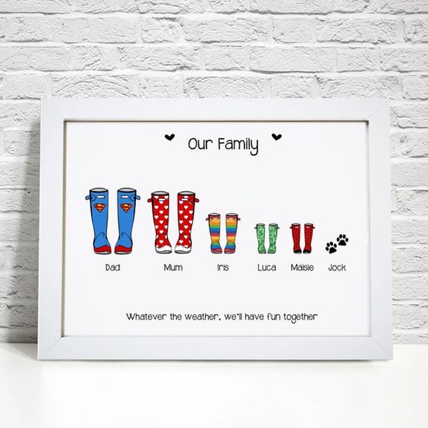 Bingkai foto lucu ini bisa dibuat sesuai dengan kepribadian dan warna kesukaan tiap orang.