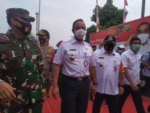 Deklarasi #PriokBermasker, Anies Klaim Telah Bagikan 22 Juta Masker di DKI