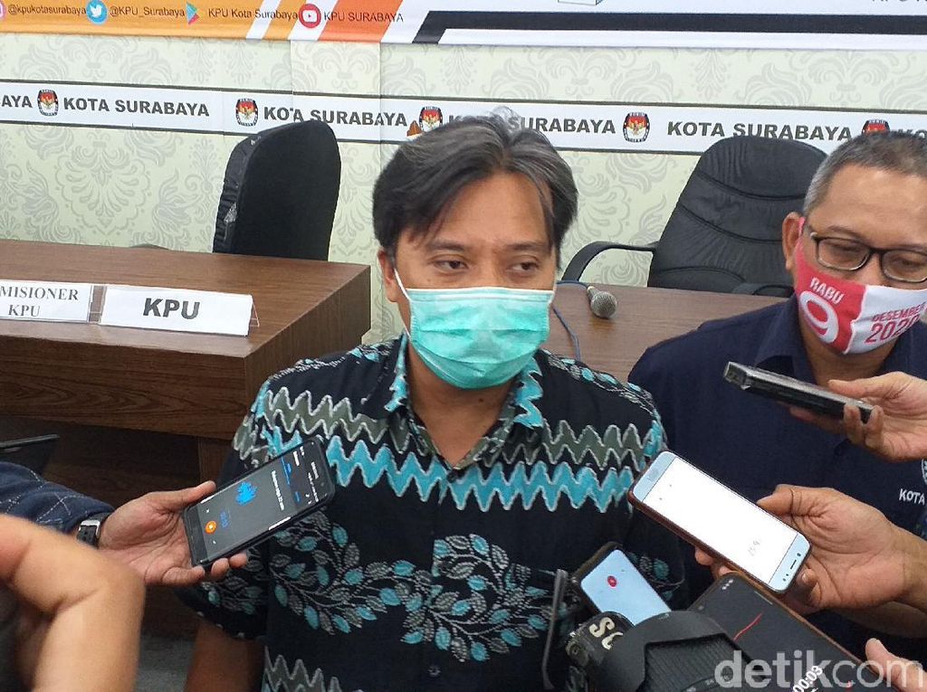 Pendaftaran Pilwali Surabaya, KPU Wajibkan Paslon Sertakan Hasil Tes Swab