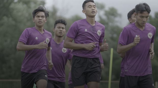 Latihan Timnas Indonesia U-19 Jelang Lawan Bulgaria