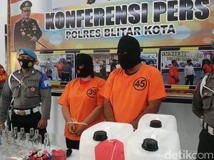 Pasutri Penjual Miras yang Tewaskan 3 Orang di Blitar Jadi Tersangka
