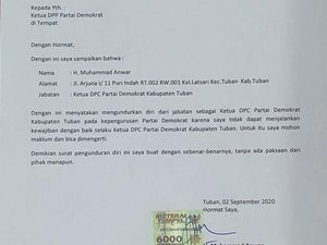 Ketua DPC Demokrat Tuban Mundur Jelang Pendaftaran Pilbup Ketua DPC Demokrat Tuban Mundur Jelang Pendaftaran Pilbup