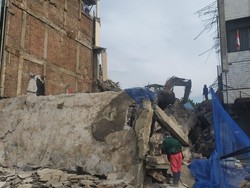 Ruko 3 Lantai di Gambir Jakpus Roboh, Tak Ada Korban Jiwa