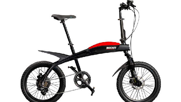 Sepeda lipat Ducati.