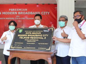 Di Tengah Pandemi, Telkom Kebut Digitalisasi Modern City Madiun