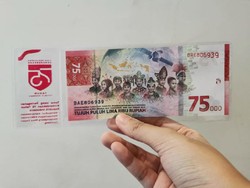 Jangan Ditolak Ya, Uang Pecahan Rp 75.000 Bisa Dipakai Belanja Kok!