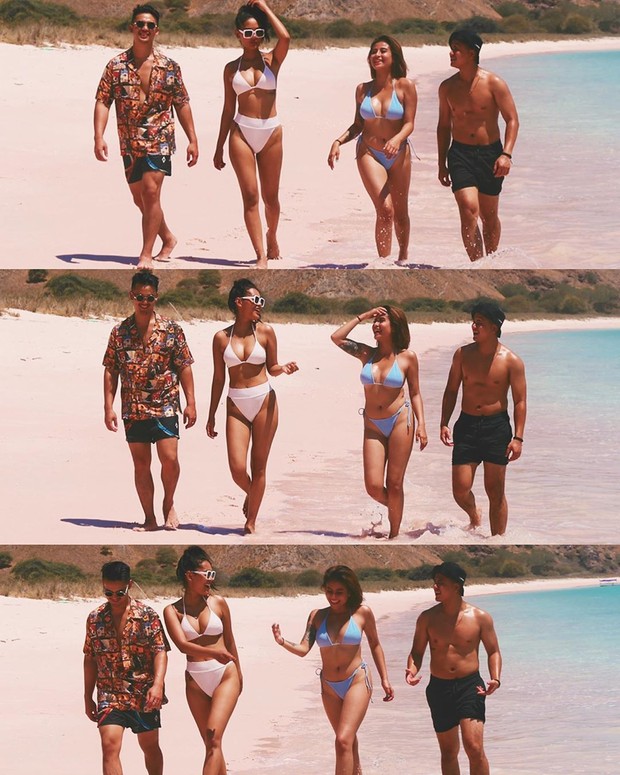 Awkarin liburan di Labuan Bajo/instagram.com/awkarin/ Liburan seru dan romantis Awkarin di Labuan Bajo bareng Sabian Tama