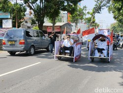 Daftar ke KPU, Dhito Pakai Sepatu Almarhum Taufiq Kiemas