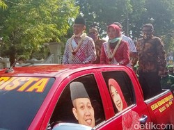 Didukung Semua Parpol, Wabup Petahana Arif-Rista Daftar Pilbup Kebumen