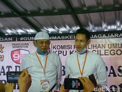 Maju Jalur Independen, Ali Mujahidin-Firman Mutakin Daftar ke KPU Cilegon