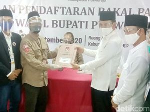 Pasangan Eks TNI-Polri Jadi Pendaftar Pertama Pilkada Purworejo