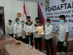 2 Bapaslon untuk Pilkada Daftar ke KPU Trenggalek, Koalisi 2015 Terulang