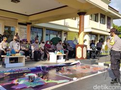 Polisi Banyuwangi Gelar Simulasi Pengamanan Kota Jelang Pilbup 2020