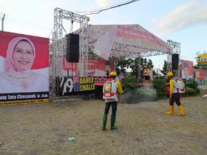 Jelang Daftar ke KPU, Tatu-Pandji Gelar Doa Bersama Ratusan Ulama