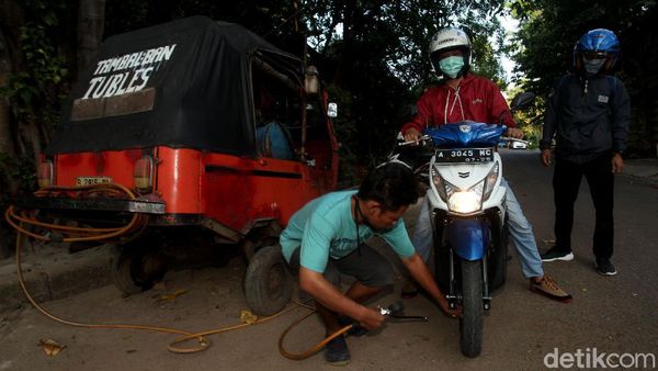 Bajaj Ini Dirombak Jadi Tambal Ban Gaes