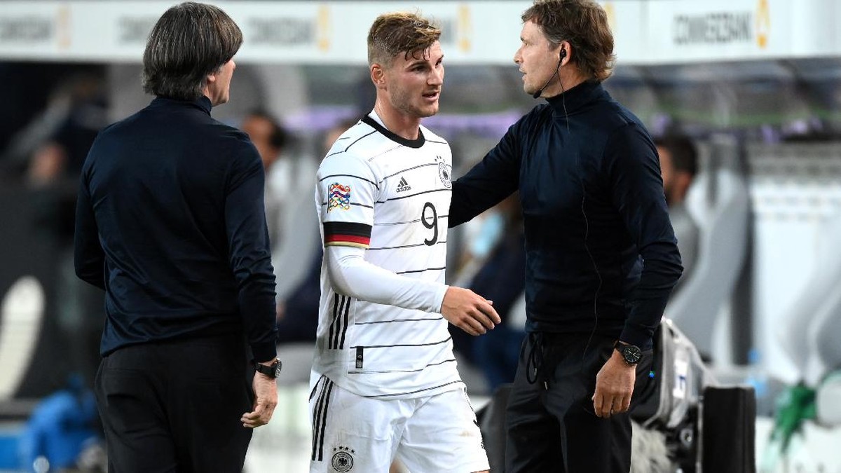 Sempat unggul lebih dulu, Jerman harus puas dengan hasil seri 1-1 melawan Spanyol (Foto: Getty Images/Matthias Hangst)