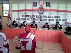3 Paslon Bakal Bersaing di Pilkada Toraja Utara