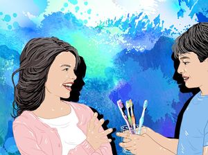 Nayya dan Sikat Gigi