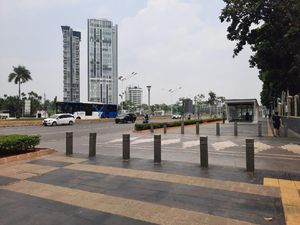 Ini Trotoar Sudirman TKP Penjambretan Perempuan Pejalan Kaki yang Viral